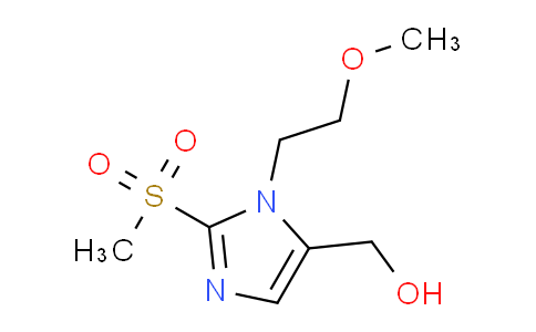 CAS No. 1221342-18-2, [2-Methanesulfonyl-1-(2-methoxyethyl)-1h-imidazol-5-yl]methanol