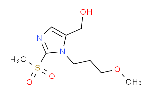 CAS No. 1221341-10-1, [2-Methanesulfonyl-1-(3-methoxypropyl)-1h-imidazol-5-yl]methanol