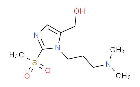 CAS No. 1221341-54-3, {1-[3-(Dimethylamino)propyl]-2-methanesulfonyl-1h-imidazol-5-yl}methanol