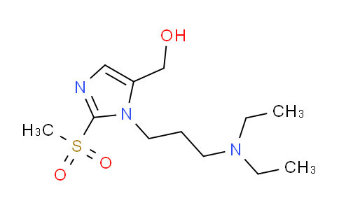 CAS No. 1221342-61-5, {1-[3-(Diethylamino)propyl]-2-methanesulfonyl-1h-imidazol-5-yl}methanol