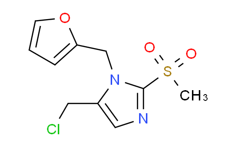 CAS No. 1221342-65-9, 5-(Chloromethyl)-1-[(furan-2-yl)methyl]-2-methanesulfonyl-1h-imidazole