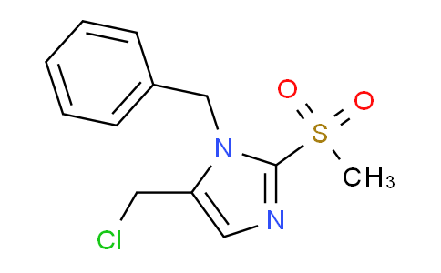 CAS No. 1221341-59-8, 1-Benzyl-5-(chloromethyl)-2-methanesulfonyl-1h-imidazole