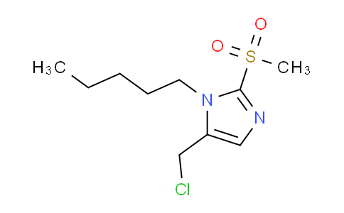 CAS No. 1221342-72-8, 5-(Chloromethyl)-2-methanesulfonyl-1-pentyl-1h-imidazole