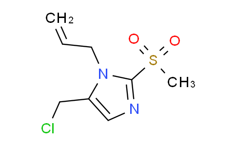 CAS No. 1221343-03-8, 5-(Chloromethyl)-2-methanesulfonyl-1-(prop-2-en-1-yl)-1h-imidazole
