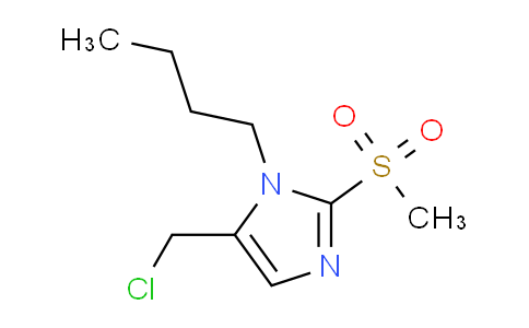 CAS No. 1221341-13-4, 1-Butyl-5-(chloromethyl)-2-methanesulfonyl-1h-imidazole