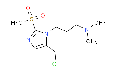 CAS No. 1221342-74-0, {3-[5-(Chloromethyl)-2-methanesulfonyl-1h-imidazol-1-yl]propyl}dimethylamine