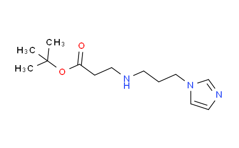 CAS No. 1221341-66-7, tert-Butyl 3-{[3-(1h-imidazol-1-yl)propyl]amino}propanoate