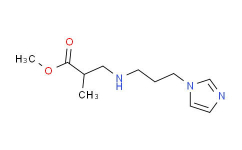 CAS No. 1221342-02-4, Methyl 3-{[3-(1h-imidazol-1-yl)propyl]amino}-2-methylpropanoate