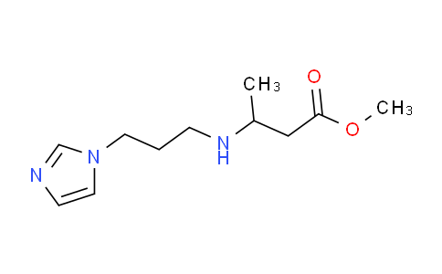 CAS No. 1221346-20-8, Methyl 3-{[3-(1h-imidazol-1-yl)propyl]amino}butanoate