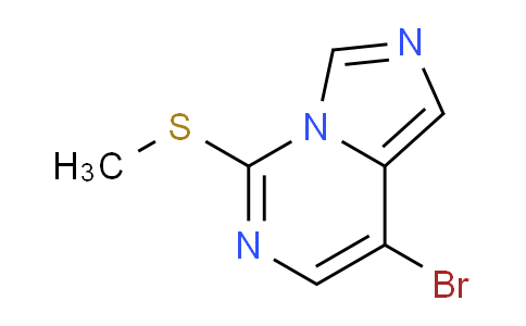 CAS No. 2083628-75-3, 8-Bromo-5-(methylthio)imidazo[1,5-c]pyrimidine