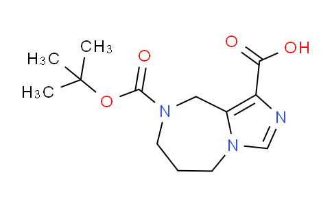 CAS No. 1094092-07-5, 8-(tert-Butoxycarbonyl)-6,7,8,9-tetrahydro-5H-imidazo[1,5-a][1,4]diazepine-1-carboxylic acid