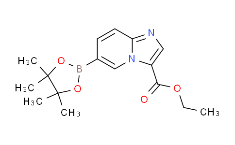 CAS No. 1426136-45-9, Ethyl 6-(4,4,5,5-tetramethyl-1,3,2-dioxaborolan-2-yl)imidazo[1,2-a]pyridine-3-carboxylate
