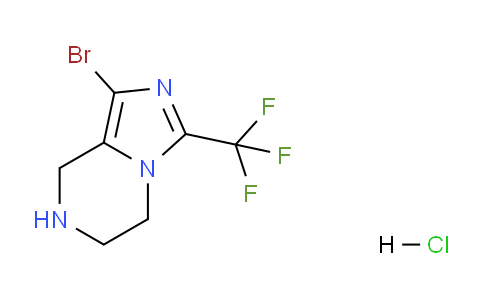 CAS No. 2138351-97-8, 1-Bromo-3-(trifluoromethyl)-5,6,7,8-tetrahydroimidazo[1,5-a]pyrazine hydrochloride