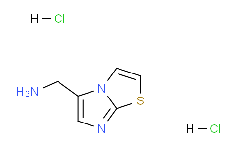 CAS No. 1803588-10-4, Imidazo[2,1-b]thiazol-5-ylmethanamine dihydrochloride