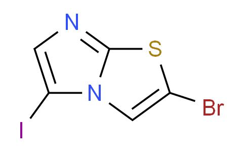 CAS No. 1379307-48-8, 2-Bromo-5-iodoimidazo[2,1-b]thiazole