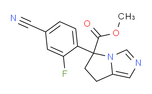 CAS No. 928134-37-6, methyl 5-(4-cyano-2-fluorophenyl)-6,7-dihydropyrrolo[1,2-c]imidazole-5-carboxylate
