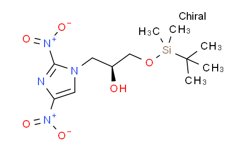 CAS No. 187235-04-7, (S)-1-((tert-butyldimethylsilyl)oxy)-3-(2,4-dinitro-1H-imidazol-1-yl)propan-2-ol