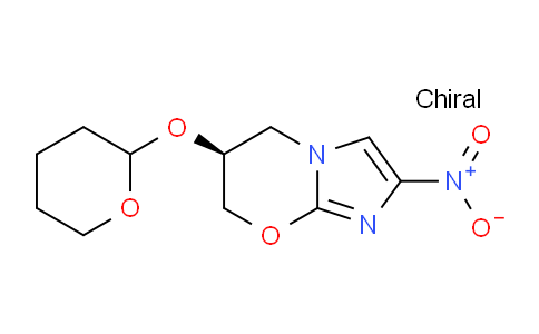 CAS No. 187235-06-9, (6S)-2-nitro-6-(oxan-2-yloxy)-6,7-dihydro-5H-imidazo[2,1-b][1,3]oxazine