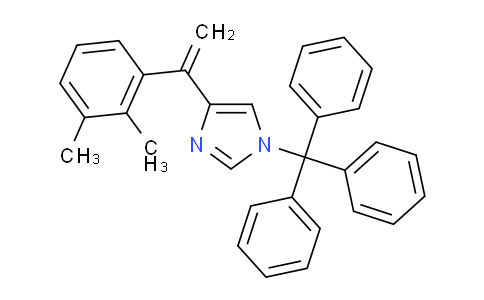 CAS No. 1375519-40-6, 4-(1-(2,3-dimethylphenyl)vinyl)-1-trityl-1H-imidazole