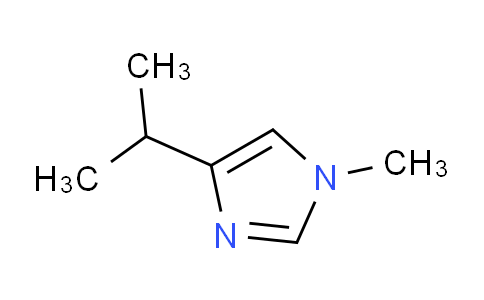 CAS No. 196304-01-5, 1H-Imidazole, 1-methyl-4-(1-methylethyl)-