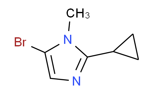 CAS No. 954213-96-8, 5-Bromo-2-cyclopropyl-1-methyl-1H-imidazole