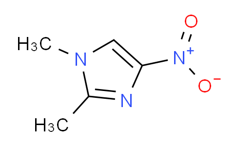 CAS No. 13230-04-1, 1,2-Dimethyl-4-nitro-1H-imidazole