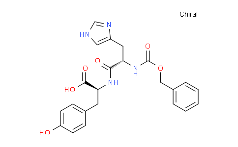 CAS No. 17257-63-5, (S)-2-((S)-2-(((Benzyloxy)carbonyl)amino)-3-(1H-imidazol-4-yl)propanamido)-3-(4-hydroxyphenyl)propanoic acid