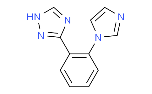 CAS No. 37306-44-8, 3-(2-(1H-Imidazol-1-yl)phenyl)-1H-1,2,4-triazole