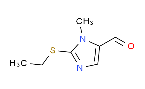CAS No. 191411-48-0, 2-(Ethylthio)-1-methyl-1H-imidazole-5-carbaldehyde