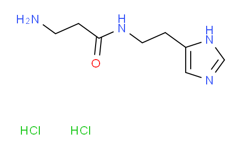 CAS No. 57022-38-5, N-(2-(1H-Imidazol-5-yl)ethyl)-3-aminopropanamide dihydrochloride