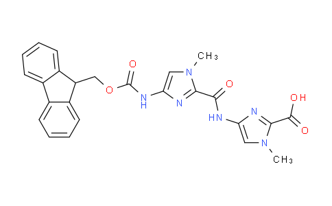 CAS No. 1238707-08-8, 4-[[[4-[(9- fluorenylmethoxycarbonyl)amino]-1- methylimidazol-2-yl]carbonyl]amino]-1- methylimidazole-2-carboxylic acid