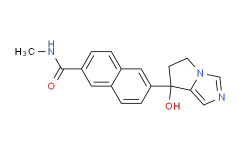 CAS No. 426219-32-1, 6-(7-Hydroxy-6,7-dihydro-5H-pyrrolo[1,2-c]imidazol-7-yl)-N-methyl-2-naphthamide