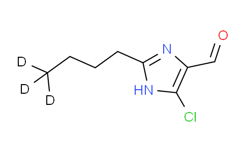 CAS No. 1189927-81-8, 5-chloro-2-(4,4,4-trideuteriobutyl)-1H-imidazole-4-carbaldehyde