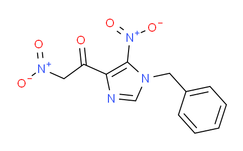 CAS No. 69195-97-7, 1-(1-benzyl-5-nitro-imidazol-4-yl)-2-nitro-ethanone