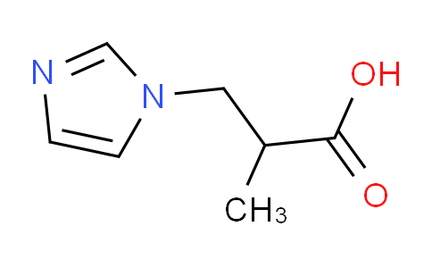 CAS No. 1051857-96-5, 3-(1H-imidazol-1-yl)-2-methylpropanoic acid