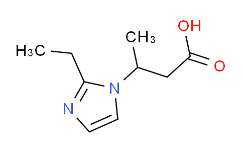 CAS No. 1170654-24-6, 3-(2-ethyl-1H-imidazol-1-yl)butanoic acid
