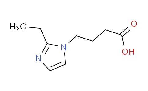 CAS No. 148458-63-3, 4-(2-ethyl-1H-imidazol-1-yl)butanoic acid