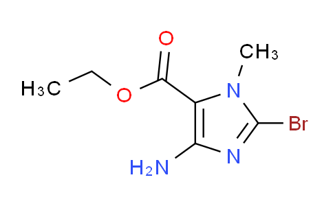 CAS No. 1936062-85-9, ethyl 4-amino-2-bromo-1-methyl-1H-imidazole-5-carboxylate