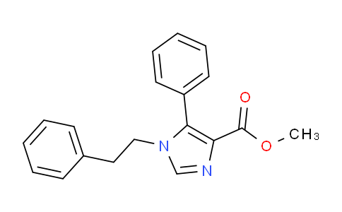 CAS No. 130740-21-5, Methyl 1-phenethyl-5-phenyl-1H-imidazole-4-carboxylate