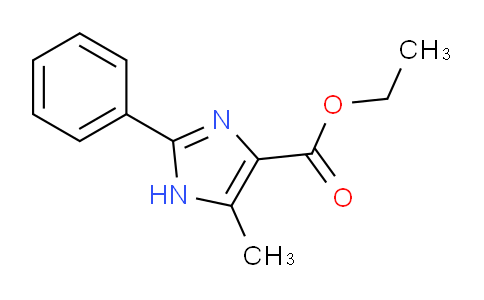 CAS No. 77335-93-4, ethyl 5-methyl-2-phenyl-1H-imidazole-4-carboxylate