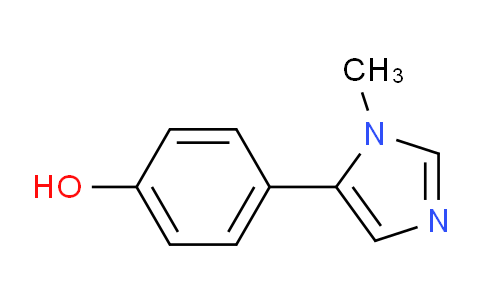 CAS No. 74730-75-9, 4-(1-methyl-1H-imidazol-5-yl)phenol