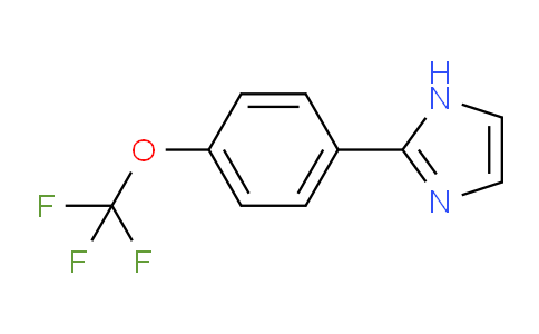 CAS No. 885271-86-3, 2-(4-(trifluoromethoxy)phenyl)-1H-imidazole