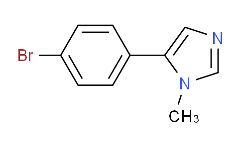 CAS No. 136350-71-5, 5-(4-bromophenyl)-1-methyl-1H-imidazole