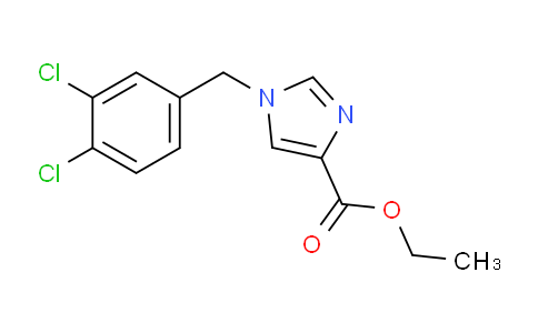 CAS No. 1260810-25-0, ethyl 1-(3,4-dichlorobenzyl)-1H-imidazole-4-carboxylate