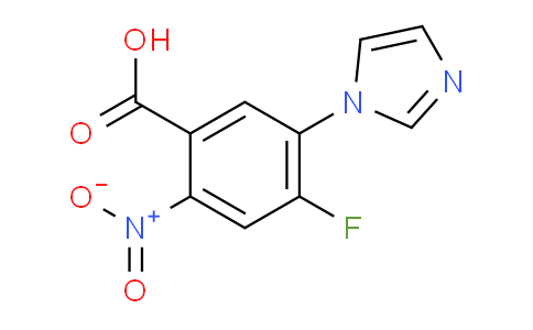 CAS No. 1141669-65-9, 4-Fluoro-5-(1H-imidazol-1-yl)-2-nitrobenzoic acid