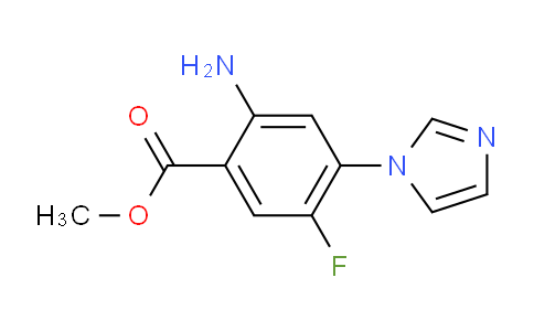 CAS No. 1141669-51-3, Methyl 2-amino-5-fluoro-4-(1H-imidazol-1-yl)benzoate