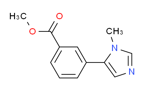 CAS No. 1346597-46-3, Methyl 3-(1-methyl-1H-imidazol-5-yl)benzoate