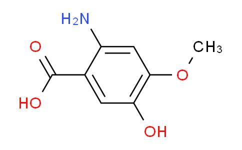 CAS No. 31839-21-1, 2-amino-5-hydroxy-4-methoxybenzoic acid