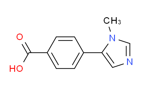 CAS No. 305806-38-6, 4-(1-Methyl-1H-imidazol-5-yl)benzoic acid