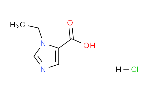 CAS No. 1185297-91-9, 1-Ethyl-1H-imidazole-5-carboxylic acid hydrochloride